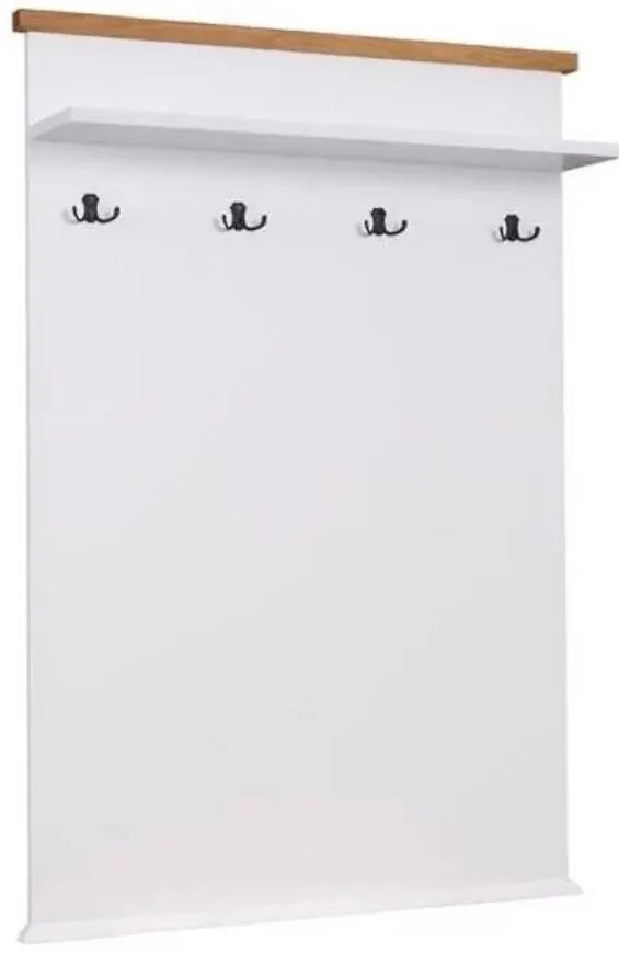 Vešiak veľký Galia 04 biela/dub Natura