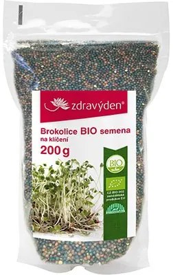 Zdravý deň BIO semená na klíčenie - brokolica 200g