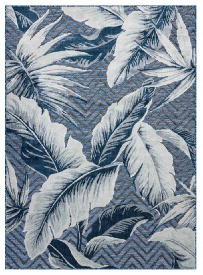 Vonkajšie kusový koberec Perie modrý 3 117x170cm