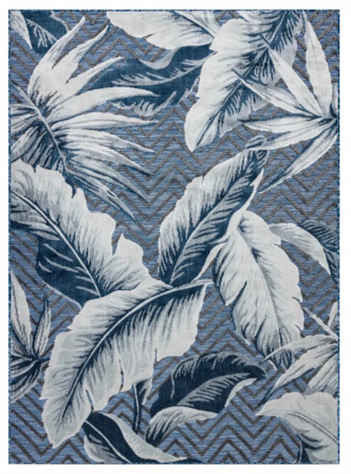Vonkajšie kusový koberec Perie modrý 3 157x220cm