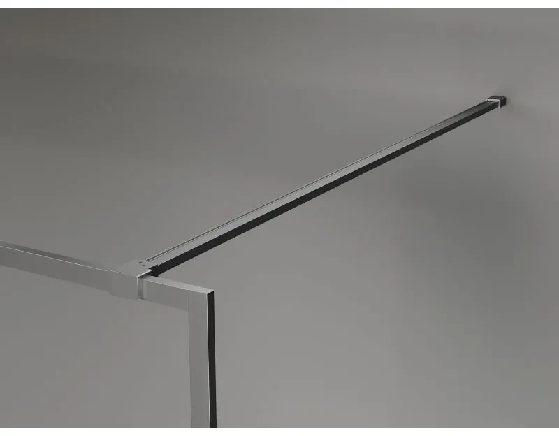 Mexen, Mexen Kioto-XF sprchová stena s rámom 60 x 202 cm, mráz 10 mm, pištoľový kov - 800-060-104-95-30-X