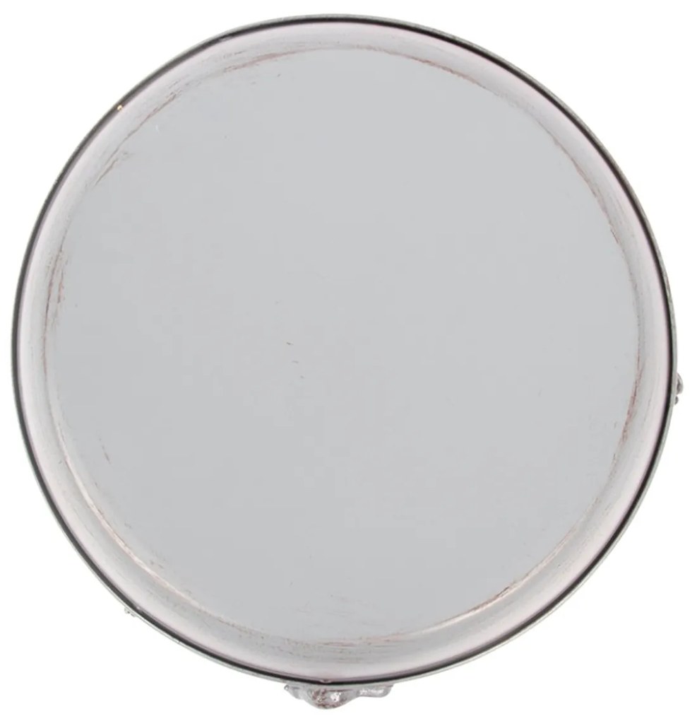 Závesné napájadlo pre vtáky Round, 45x30,5 cm, kov, sivá