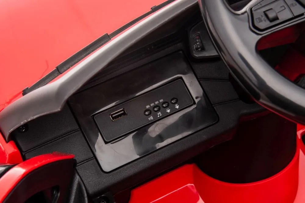 LEAN CARS Audi RS6 Batéria Vozidlo BRD-2118 Červená