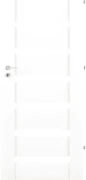 Interiérové dvere PRESTON 1 70 pravé biele presklené