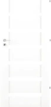 Interiérové dvere PRESTON 1 90 pravé biele presklené