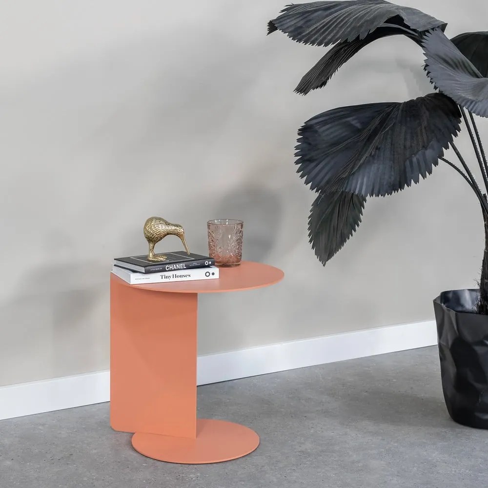Kovový okrúhly odkladací stolík ø 40 cm Salsa – Spinder Design