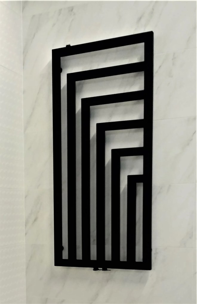 Regnis Kreon, vykurovacie teleso 550x1000 mm, 548W, čierna matná, KR100/55/ELEKTRICKY/BLACK