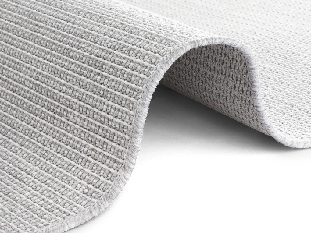 ELLE Decoration, Kusový koberec Secret 103556 Light Grey, Cream z kolekcie Elle – na von aj na doma, 200x290, šedá, chodba / predsieň