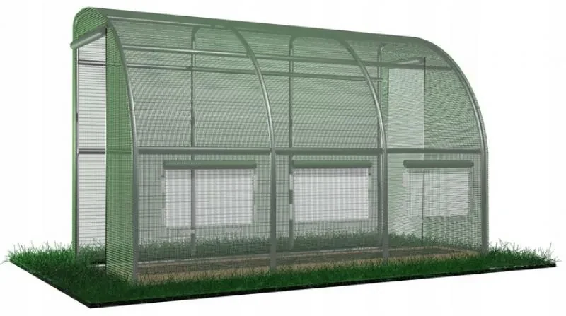 GARDEN LINE FÓLIOVNÍK - KU STENE - 3 SEGMENTY - 400 x 150 x 200 CM