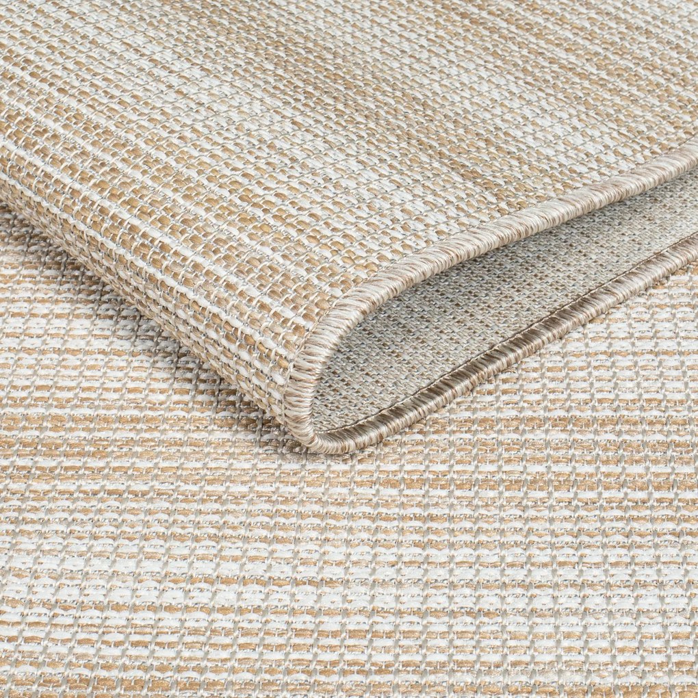 Dekorstudio Šnúrkový okrúhly koberec PALM 3471 - béžový Priemer koberca: 120cm