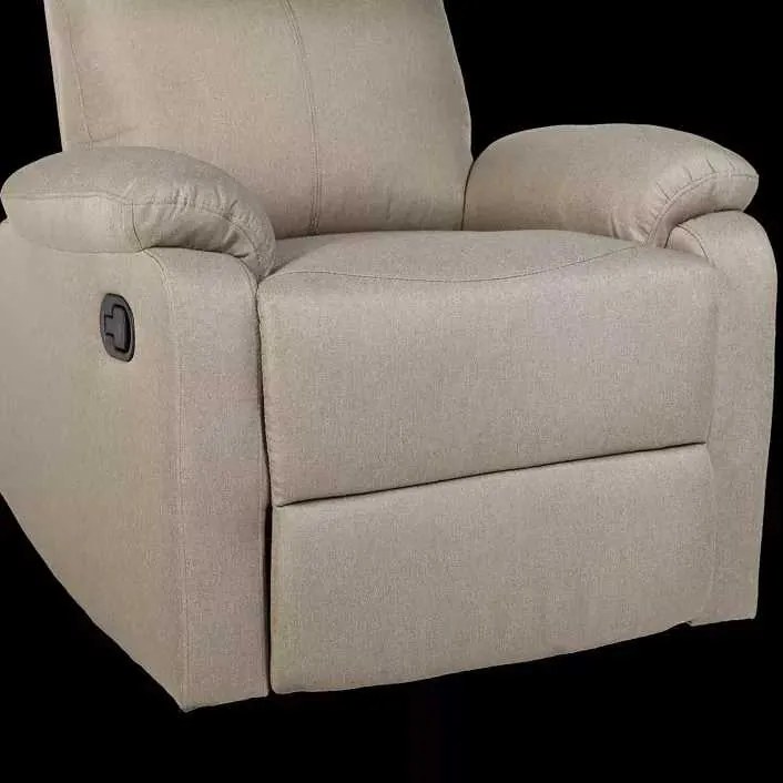 LuxuryForm DESIGN Televízne kreslo CARLOS s polohovaním - béžové