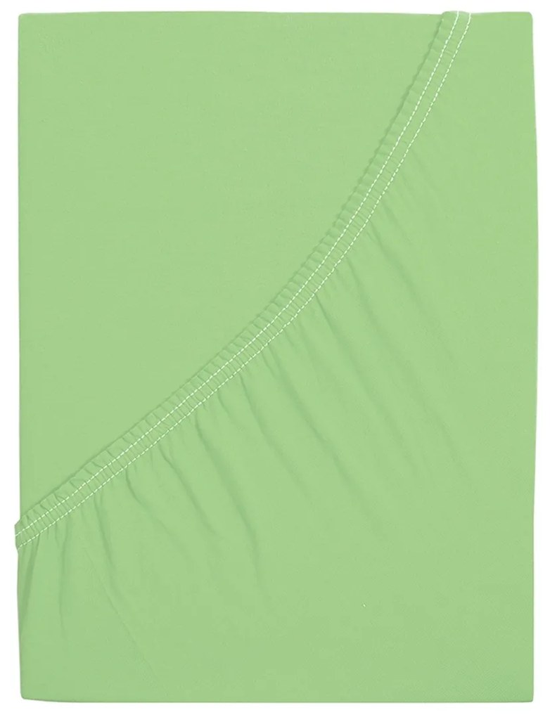 4Home jersey prestieradlo Mako zelená, 180 x 200 cm