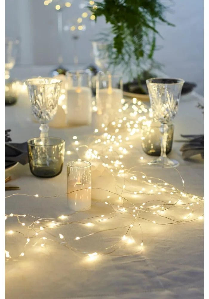 Svetelná reťaz počet žiaroviek 200 ks dĺžka 300 cm Knirke – Sirius