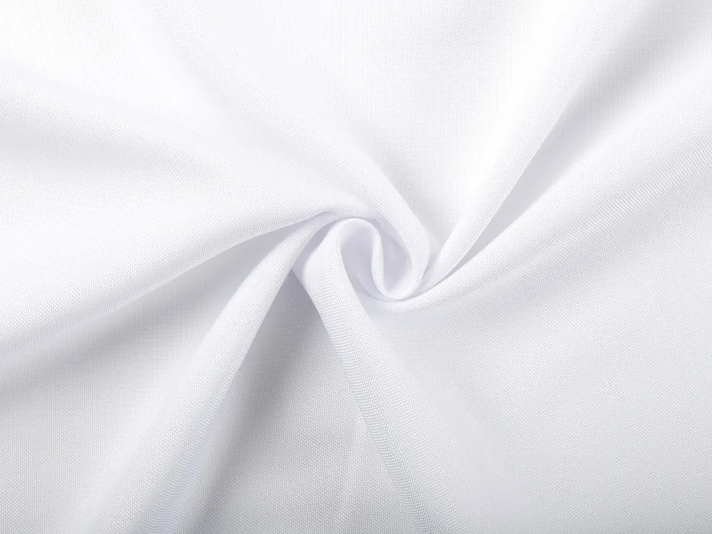 Biante Teflónový oválny obrus TF-068 Biely bez vzoru 140x200 cm