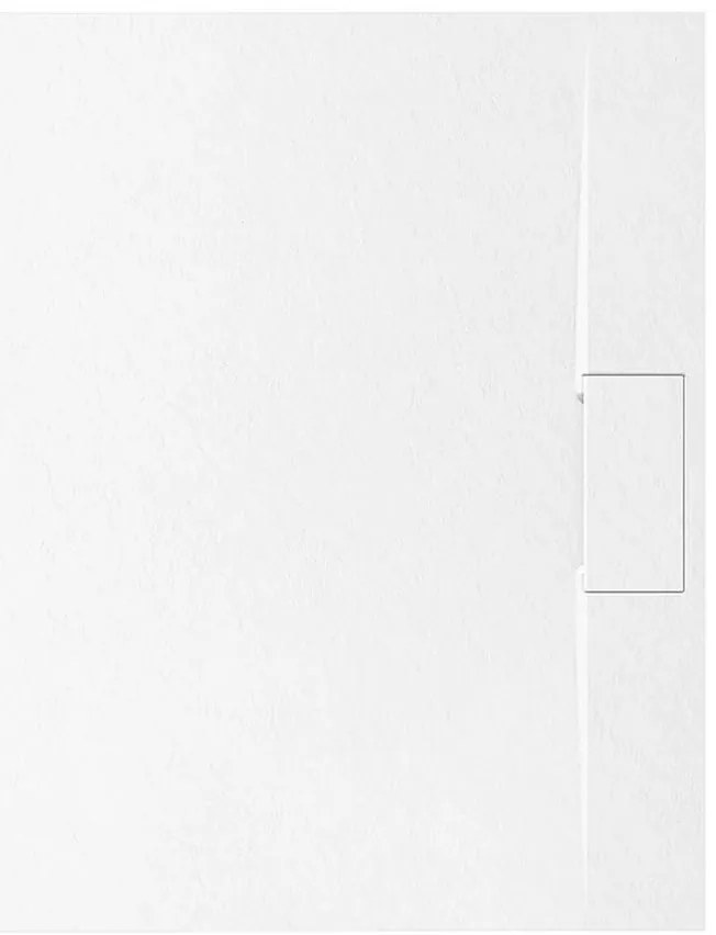 Vanička štvorcová Bazalt white 90x90