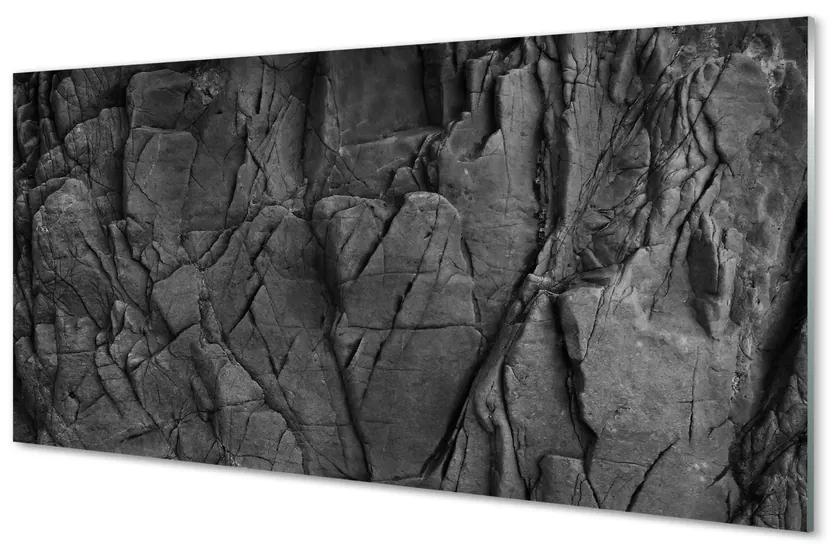 Sklenený obklad do kuchyne Kameň štruktúra abstrakcie 140x70 cm