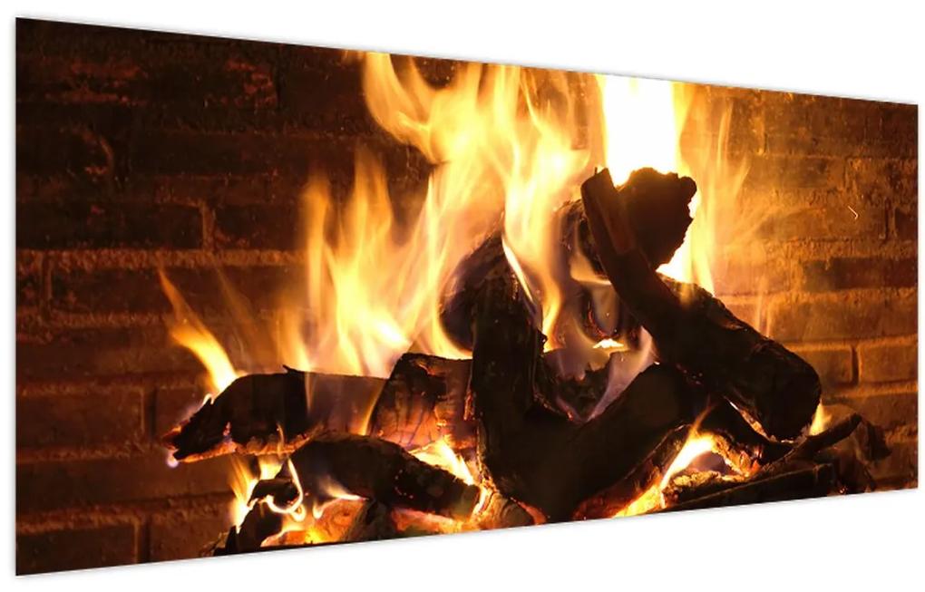 Obraz - Oheň (120x50 cm)