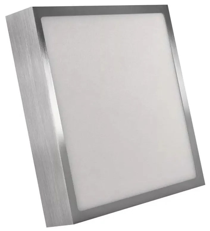 LED Stropné svietidlo LED/21W/230 3000/3500/4000K 22,5x22,5 cm chróm