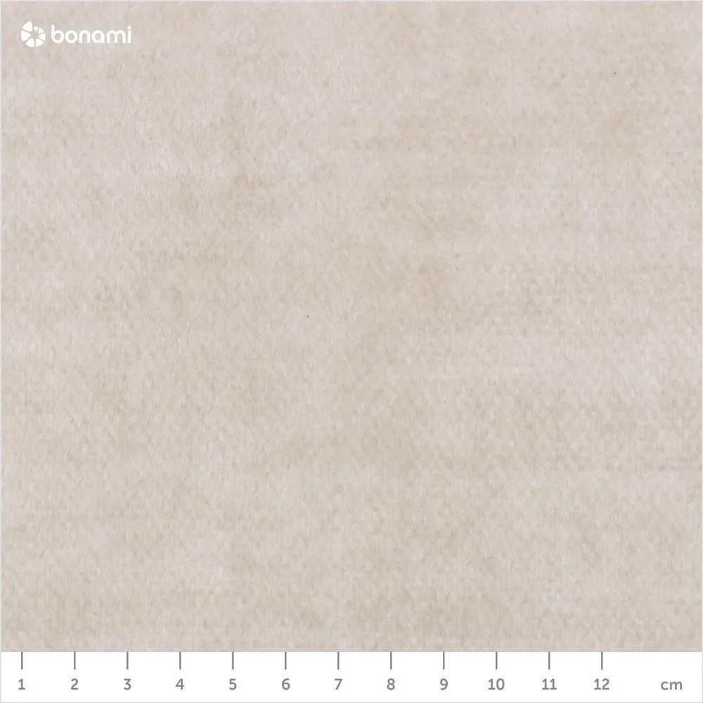 Béžová zamatová čalúnená dvojlôžková posteľ s úložným priestorom s roštom 160x200 cm Jade - Bobochic Paris