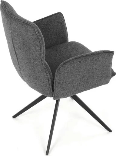 Jedálenská stolička sivá DCH-D1328 GREY2
