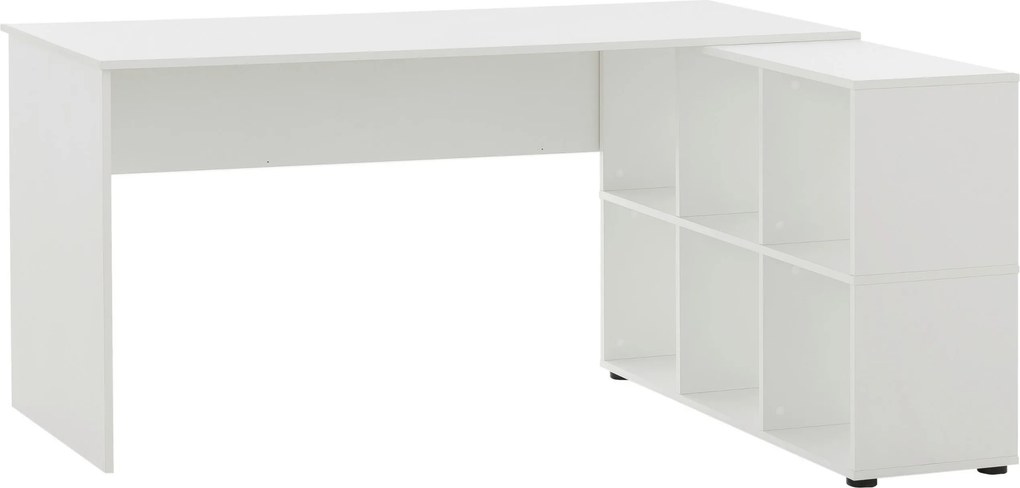 XXXLutz PÍSACÍ STÔL, biela, 150/121,6/73,6 cm MID.YOU - Online Only kancelárie - 000895009117
