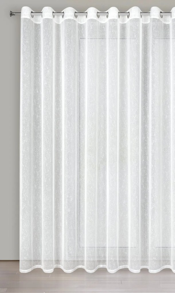 ZÁCLONA NA KRÚŽKOCH KELLY 300 CM X 250 CM BIELA