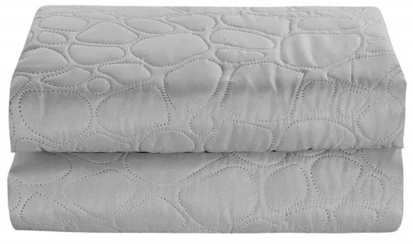 Svetlosivý prehoz na posteľ STONE Rozmer: 170 x 210 cm