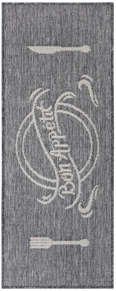 Hanse Home, Behúň Cucina Bon Appetit 105622 Grey Cream, 62x150, šedá, kuchyňa