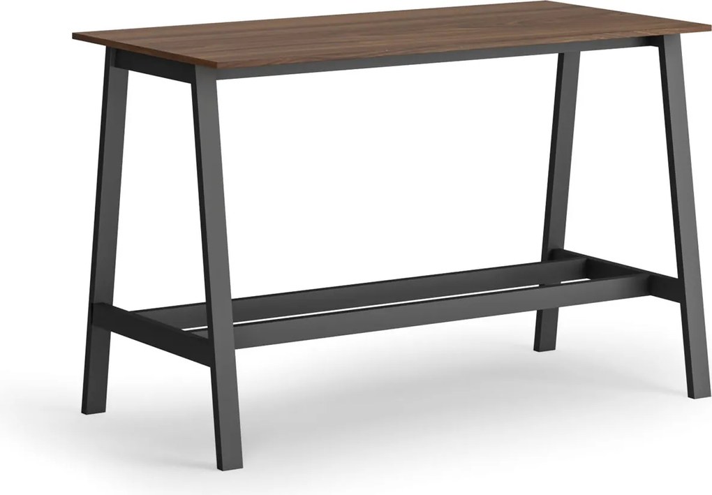 Vysoký barový stôl, 1600 x 800 mm, orech