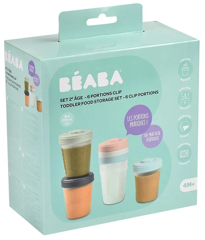 Súprava téglikov na jedlo 6x 250ml