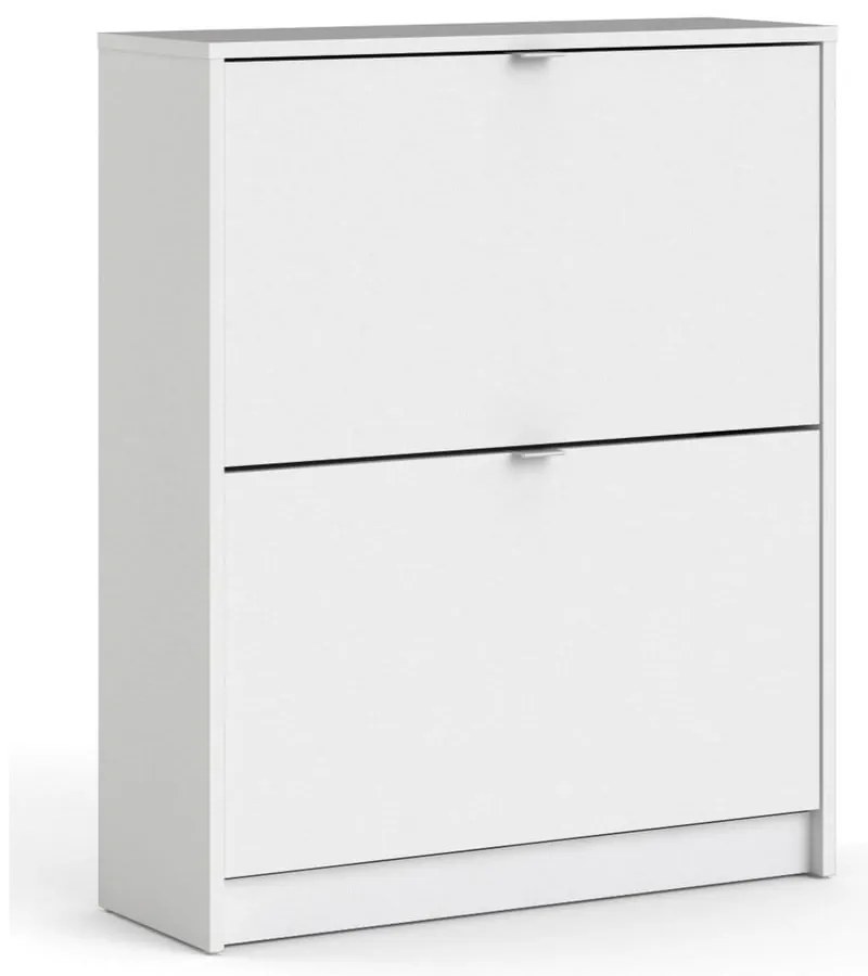 Biela výklopná skrinka na topánky Shoes – Tvilum