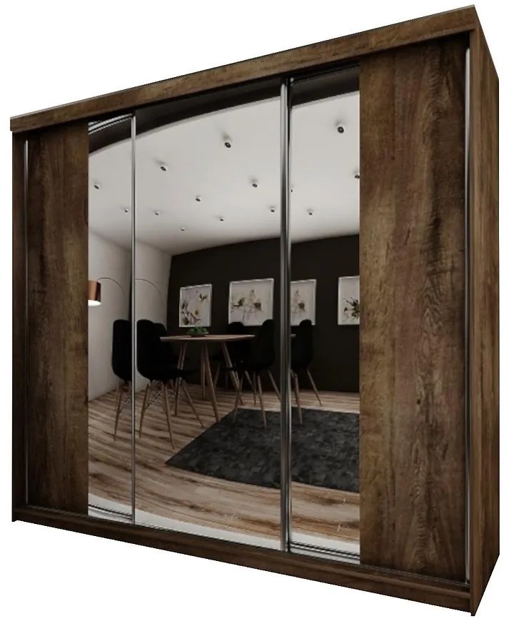 Skriňa Top 18 250 tmavý jaseň