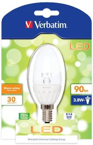 LED žiarovka Verbatim, Candle, E14 / 3,8W / 230V, 52140