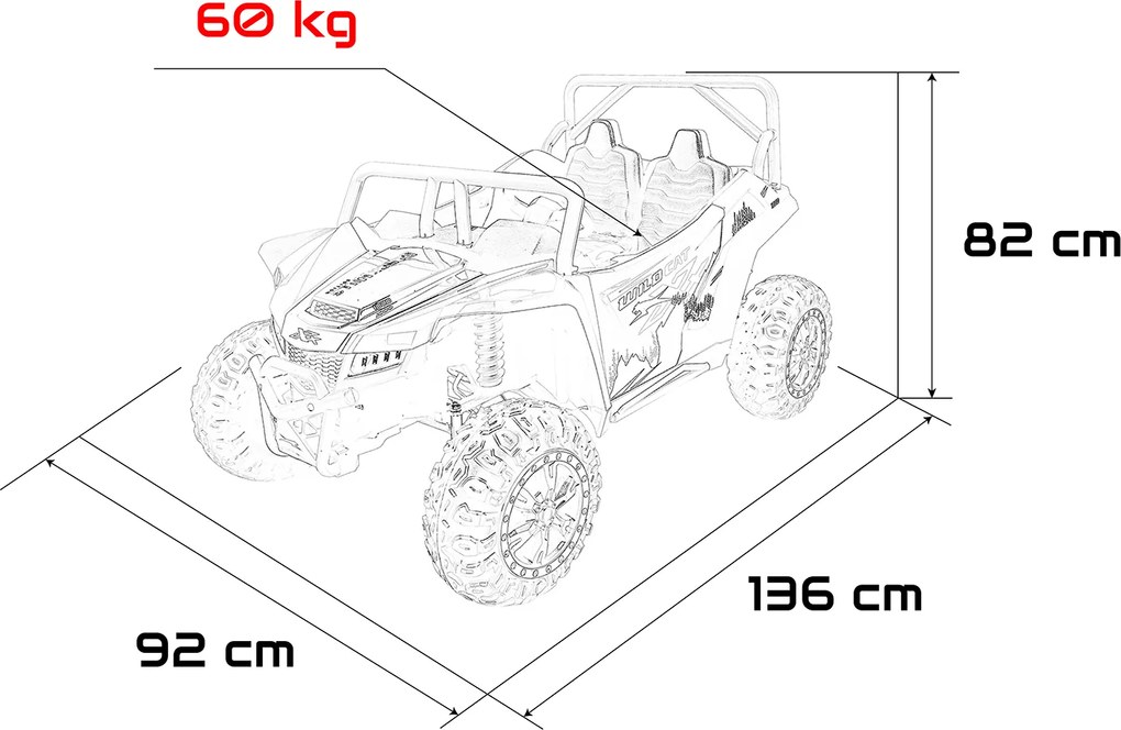 Ramiz Arctic Cat WILDCAT XX Buggy Ružová