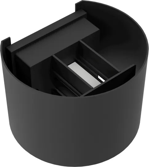 Eglo 901844 - LED vonkajšie nástenné svietidlo CALPINO 2xLED/2,8W/230V IP54 čierna