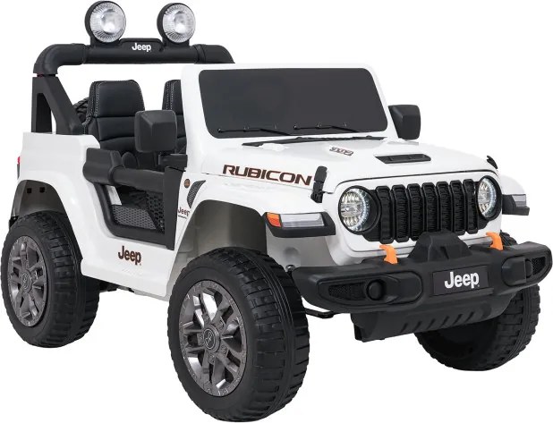 Elektrické autíčko Jeep Wrangler Rubicon LIFT biele
