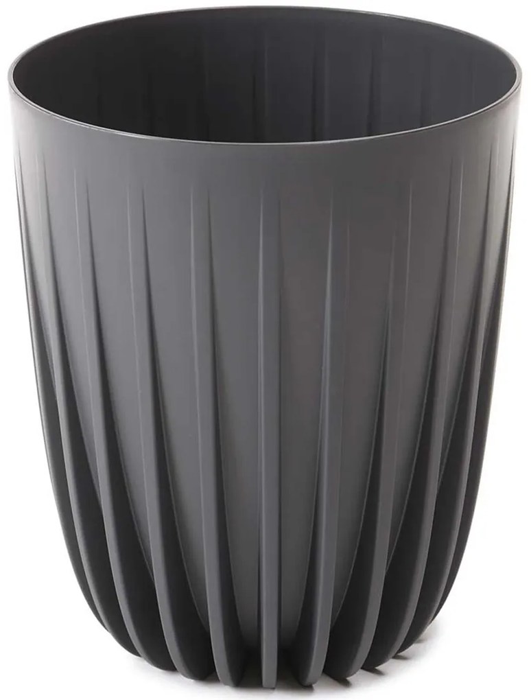 Kvetináč S PRUHMI ECO VII 19 cm antracitový