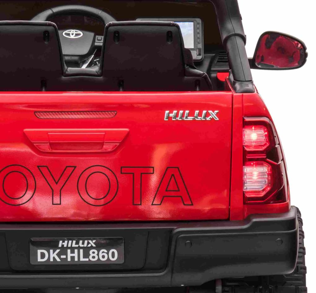 RAMIZ Elektrické auto Toyota Hillux HL860 - červené