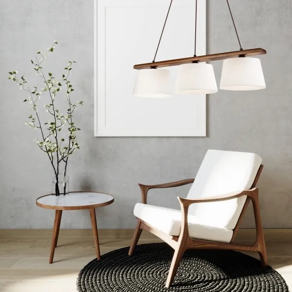 Luster na lane AIDA 3xE27/60W/230V orech