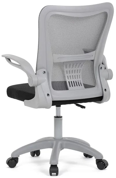 Autronic BONTEC Detská stolička, výškovo nastaviteľná, šedá sieťovina, KA-K2008 GREY Farba: Ružová