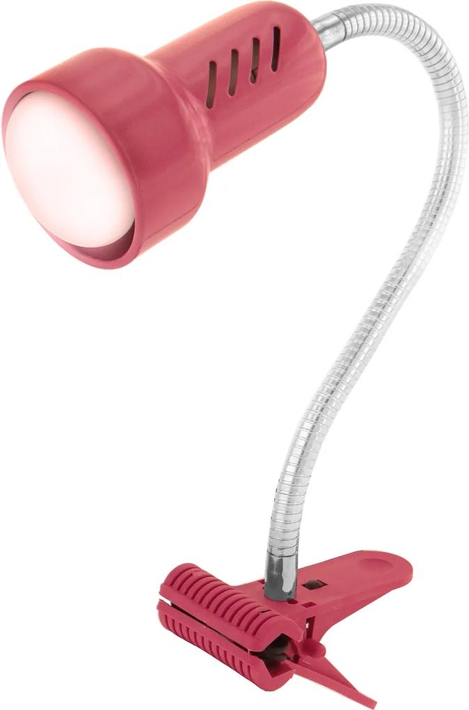Lampička s klipem Lolek růžová