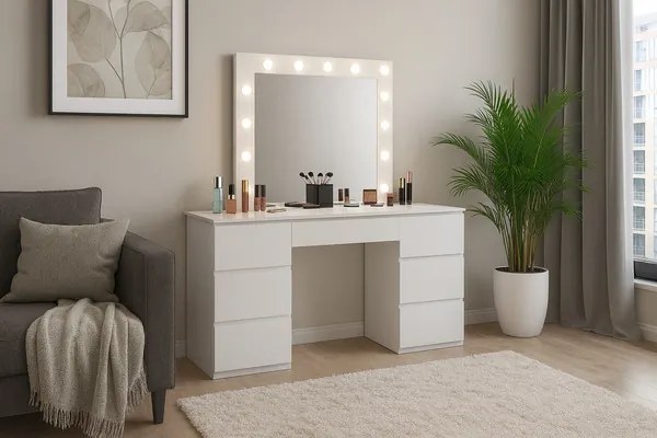 Toaletný stolík s LED osvetlením PHO2305
