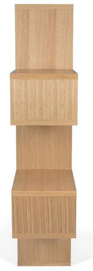 Knižnica v dubovom dekore TemaHome London, 34 × 160 cm