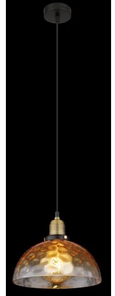 Globo 15786H1 - Luster na lanku SALVY 1xE27/60W/230V pr. 25 cm oranžová