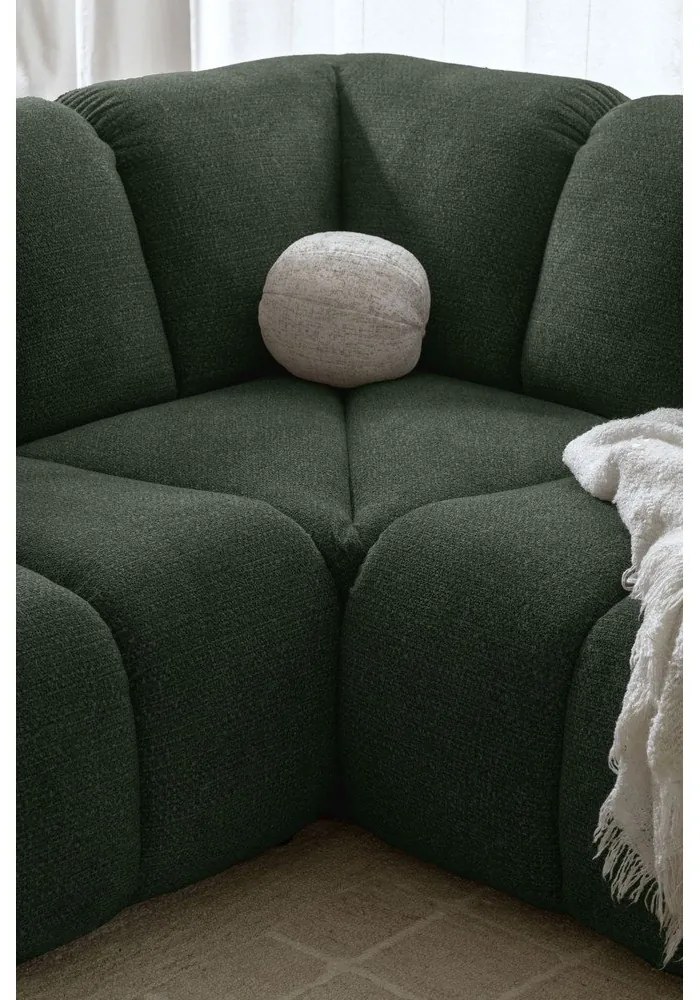 Tmavozelená rohová pohovka (pravý roh/do L) Shell – Miuform