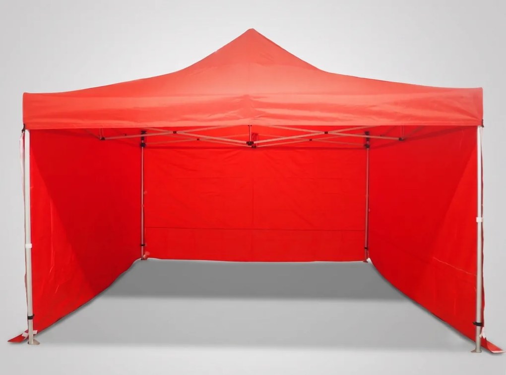 Rozkladací stan 4x4m - hliníkový hexagon, Modrá