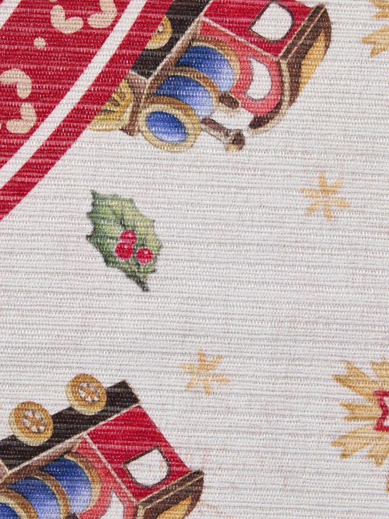 Villeroy & Boch, Kusový koberec Villeroy & Boch Toy's delight 106276 Cream, Red kruh, 160x160 (priemer) kruh, červená, obývacia izba