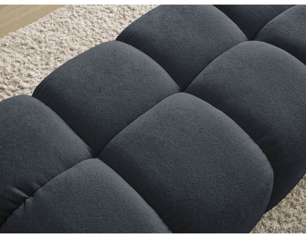 Tmavomodrá ženilková podnožka Everest – Bobochic Paris