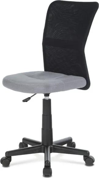 Sconto Detská stolička BAMBI sivá/čierna