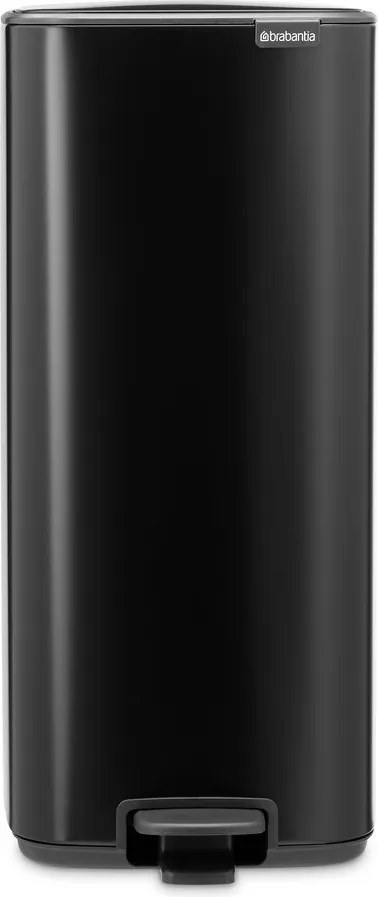 Matne čierny pedálový oceľový odpadkový kôš 30 l Bo – Brabantia